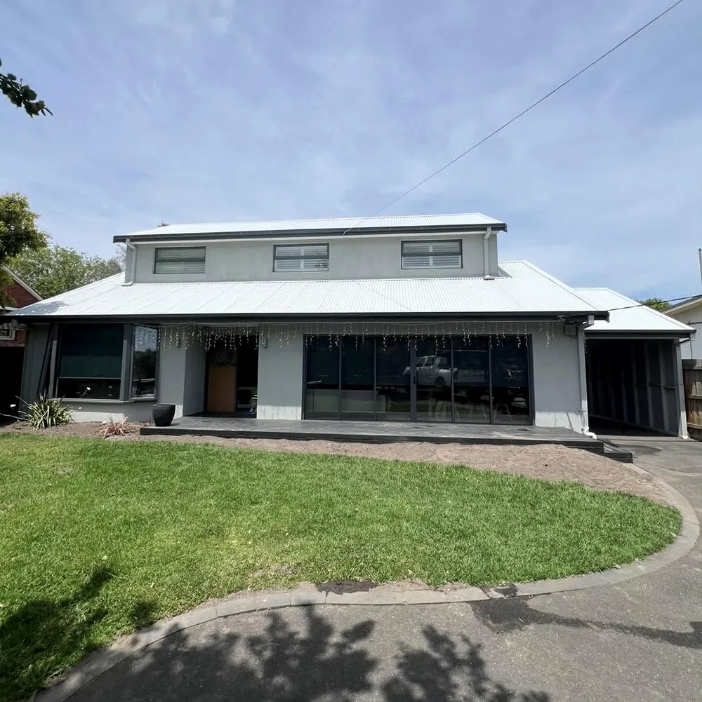 Home in Beaumaris after a roof wash and gutter clean